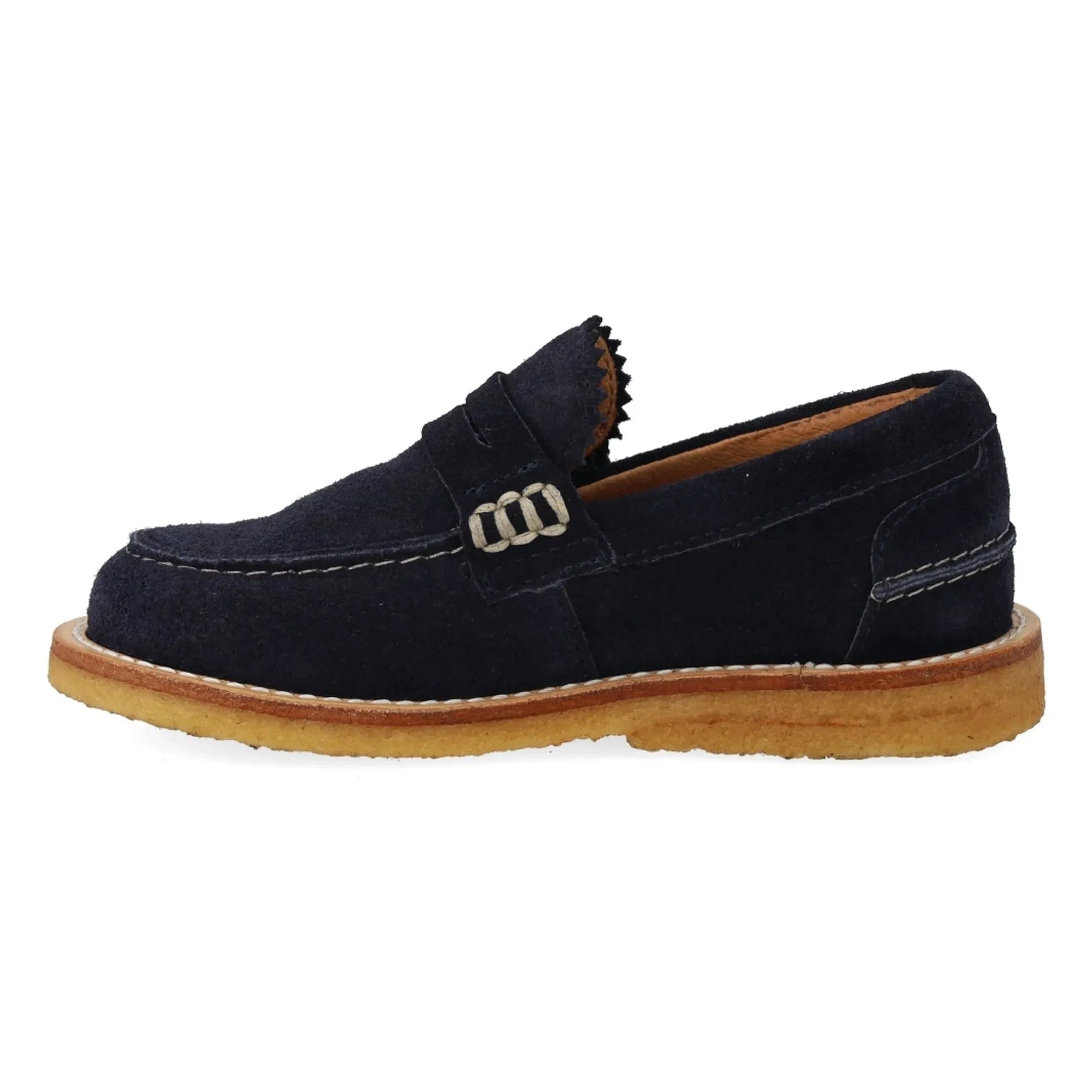 Angulus - Suede Loafers | Navy