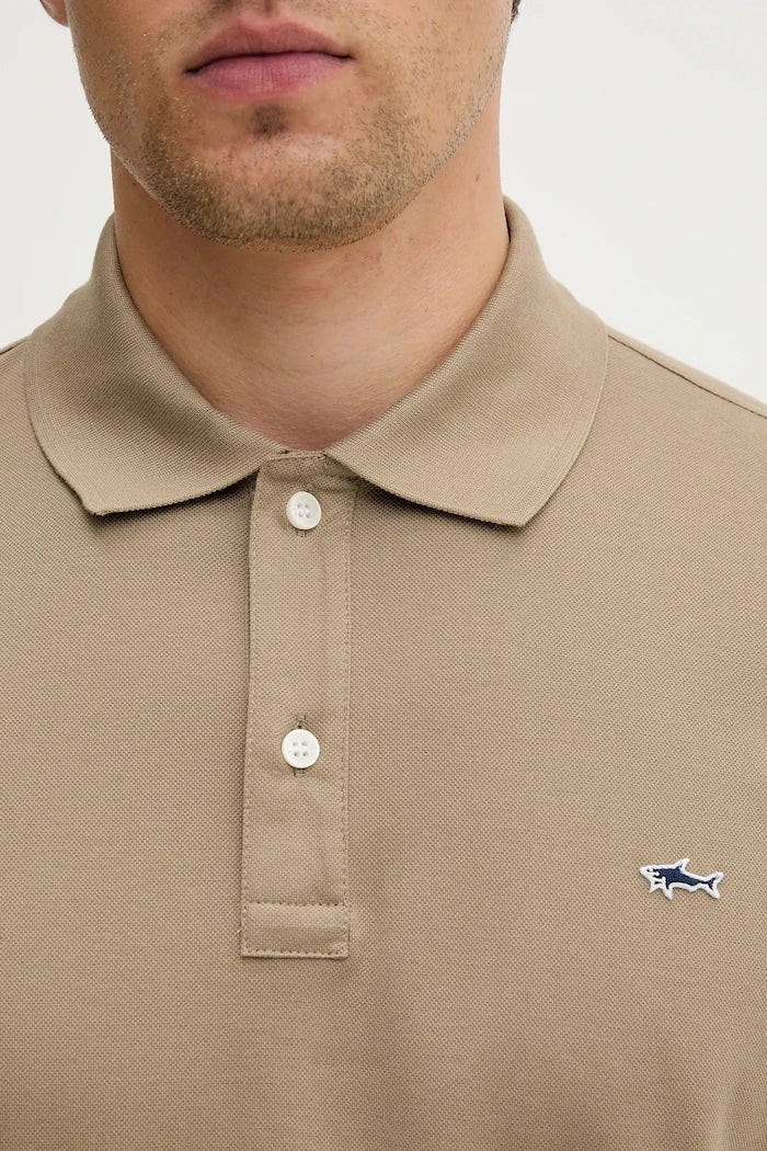 Paul&Shark Erkek Pamuklu Yakalı Tişört Knitwear
