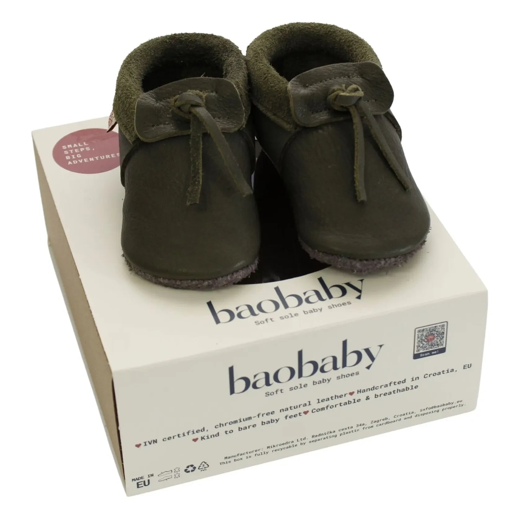 Baobaby - Deri terlikler | Krom yeşili