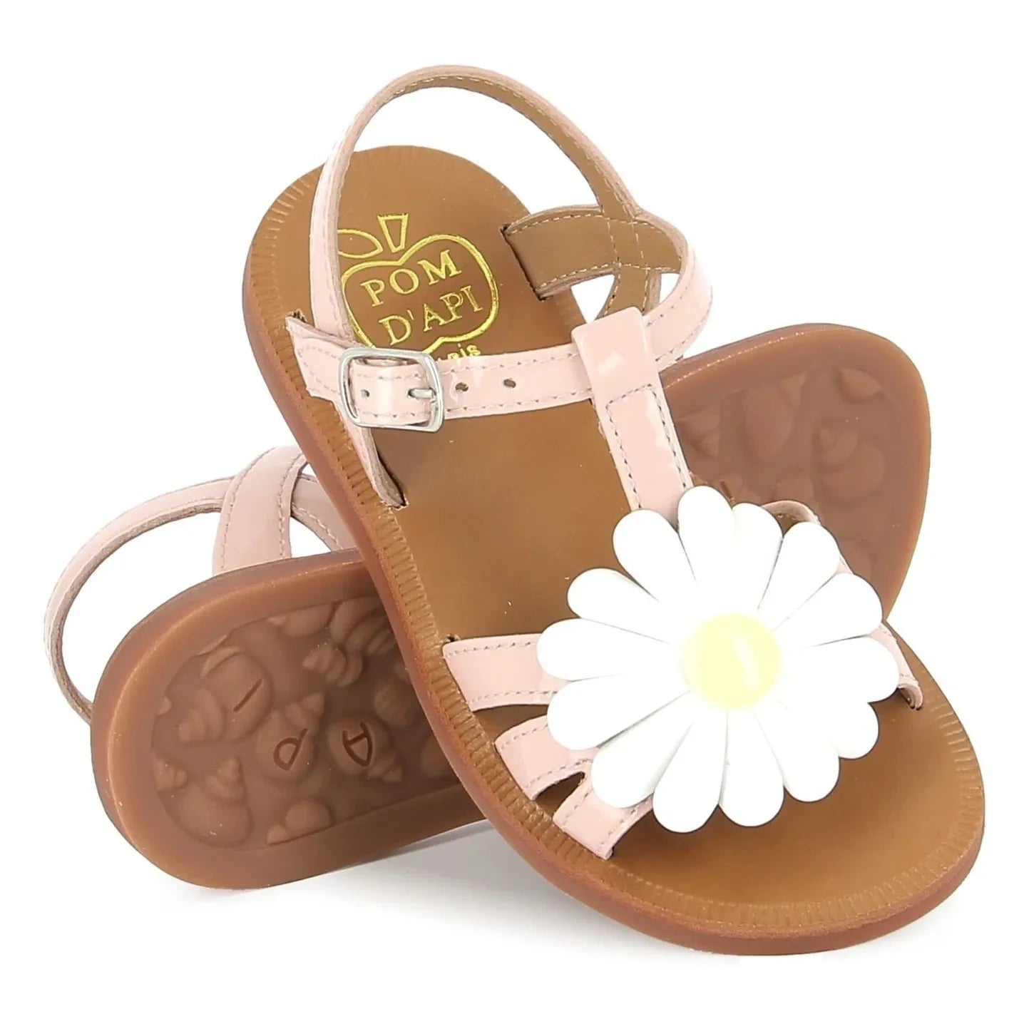 Pom d'Api - Plagette Big Flo Sandalen | Blassrosa