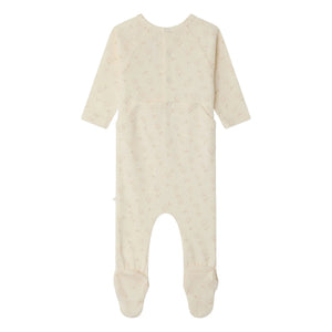Bonpoint - Pijama Tif Poussins Bio-Baumwolle | Creme