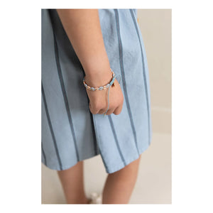 Jenest - Blumenarmband | Blau