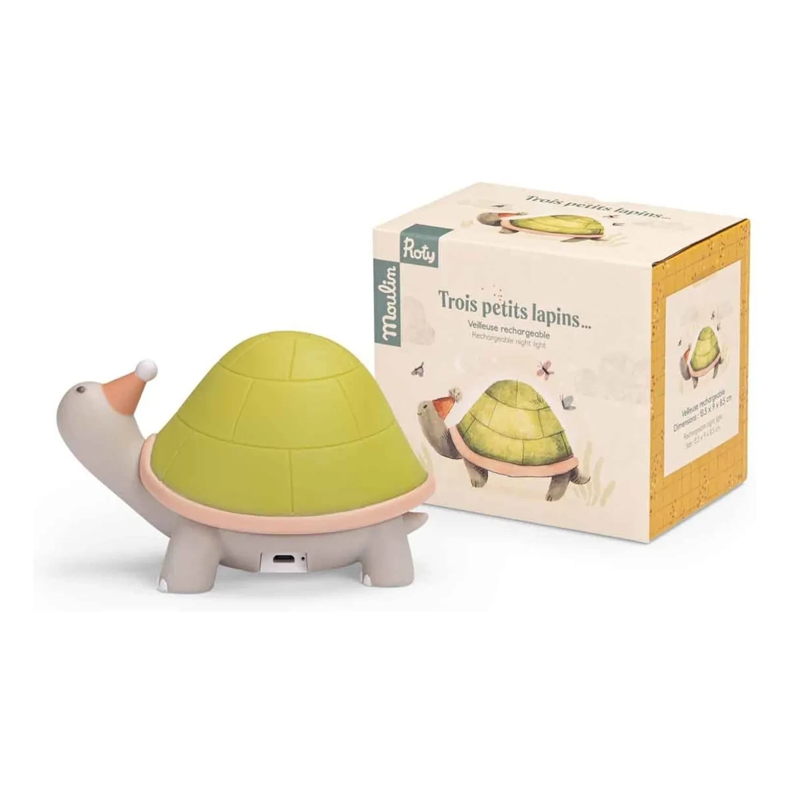 Moulin Roty - Schildkröten-Nachtlicht - Trois petits lapins