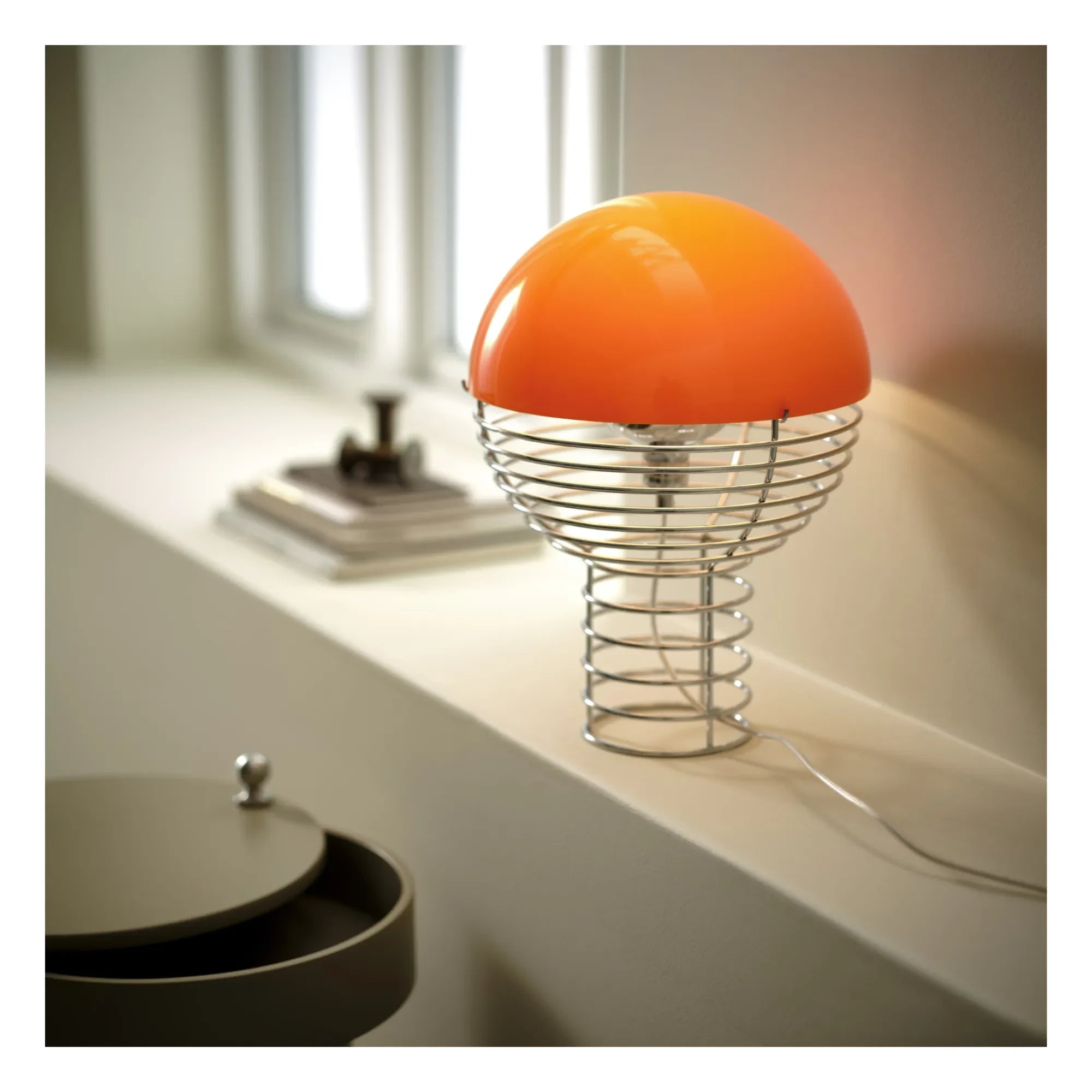 Verpan - Wire masa lambası - Verner Panton | Turuncu