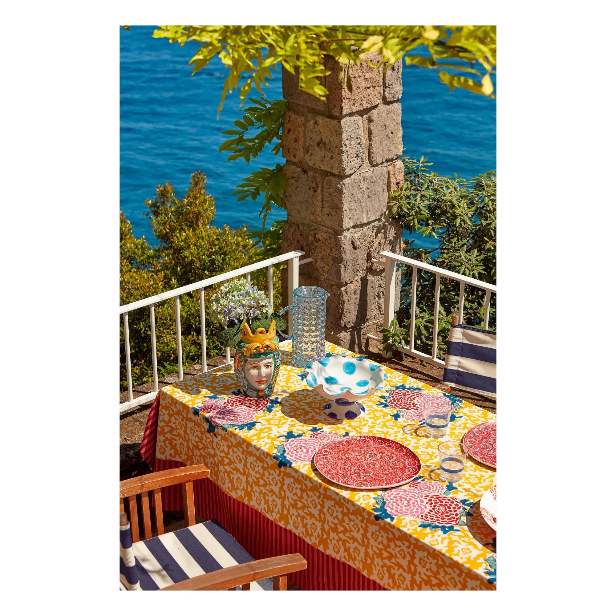 Lisa Corti - Arabesque Tablecloth Corolla | Yellow