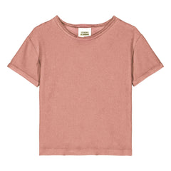 Studio Bohème - Essential Organic Cotton Terry T-Shirt | Powder Pink
