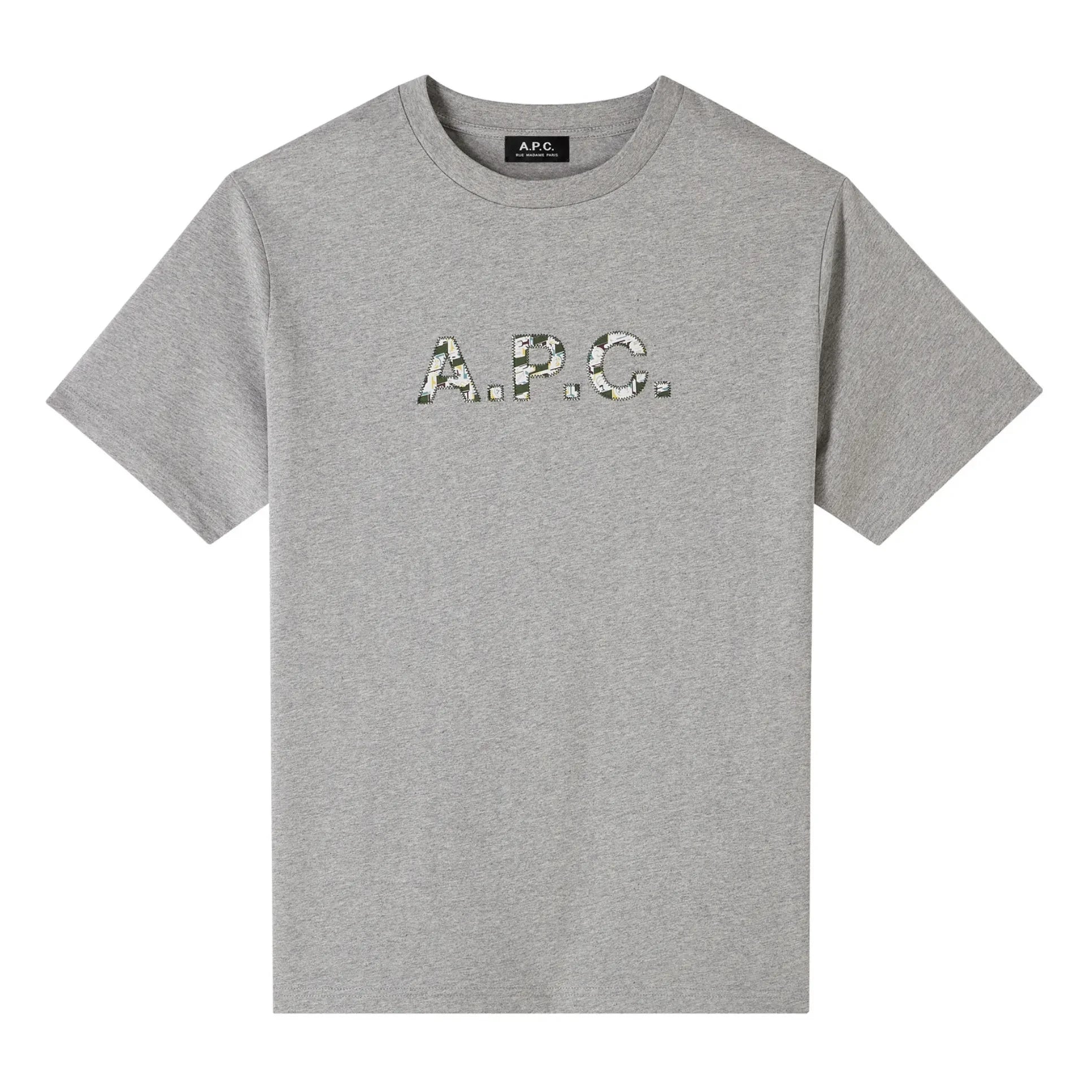 A.P.C. - Willow Organic Cotton T-Shirt | Grey Melange