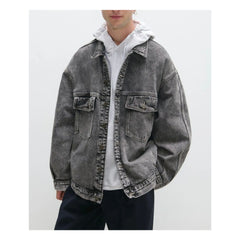 American Vintage - YopDay-B Cotton Jackets | Dark Heather Gray