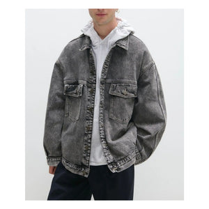 American Vintage - YopDay-B Cotton Jackets | Dark Heather Gray