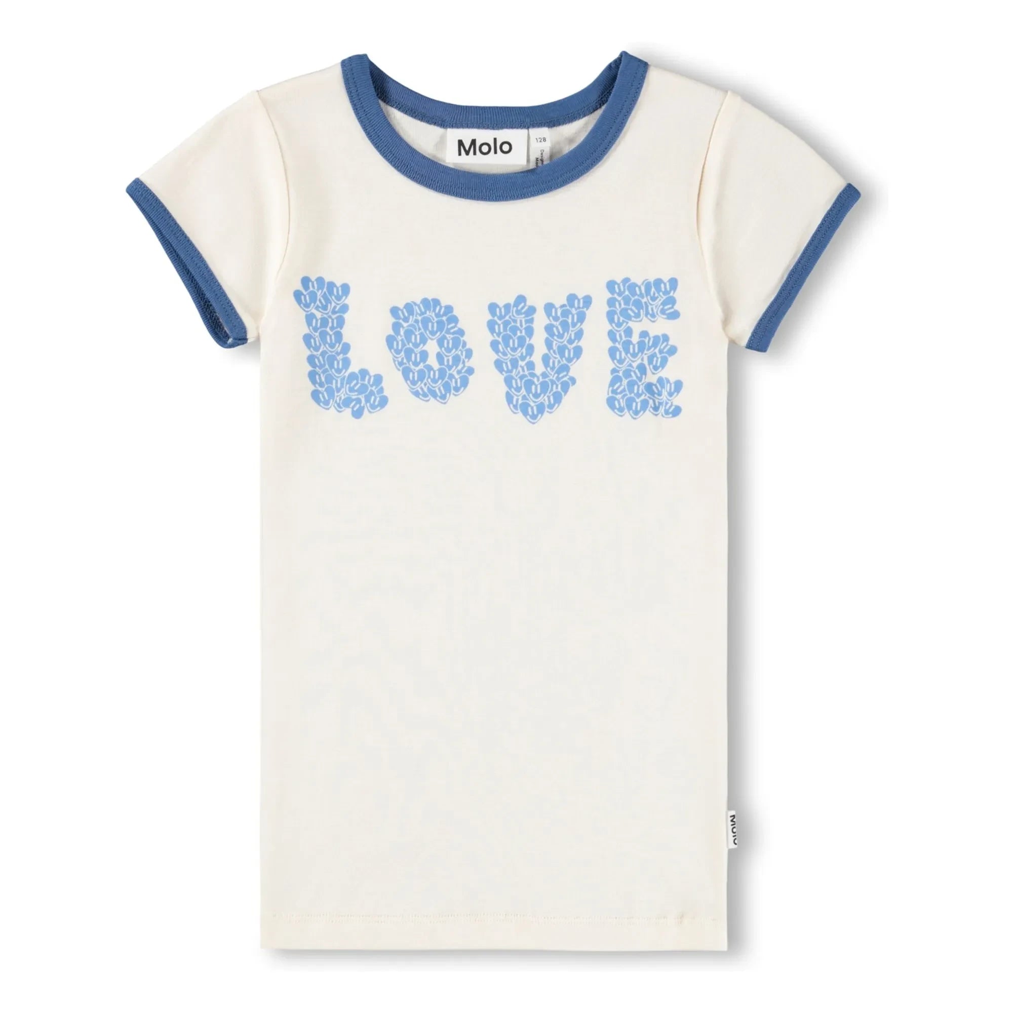 Molo – Rhiannon Love T-Shirt aus Bio-Baumwolle | Ecru