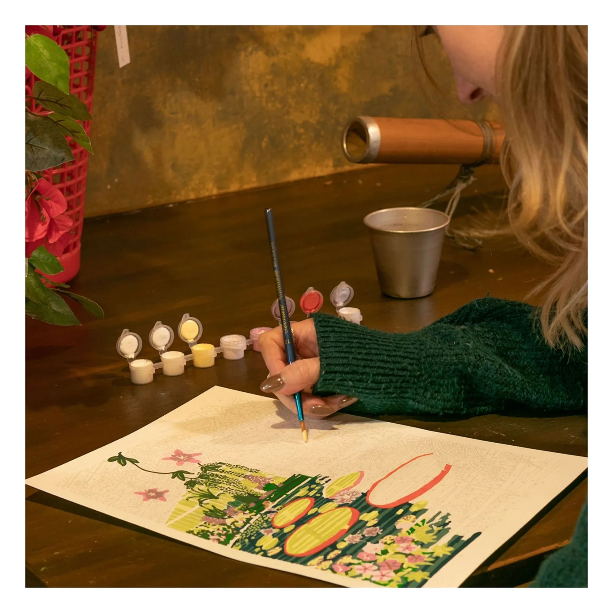 La Petite Épicerie - Water Lily Glass House Painting Set - Elaine Lee