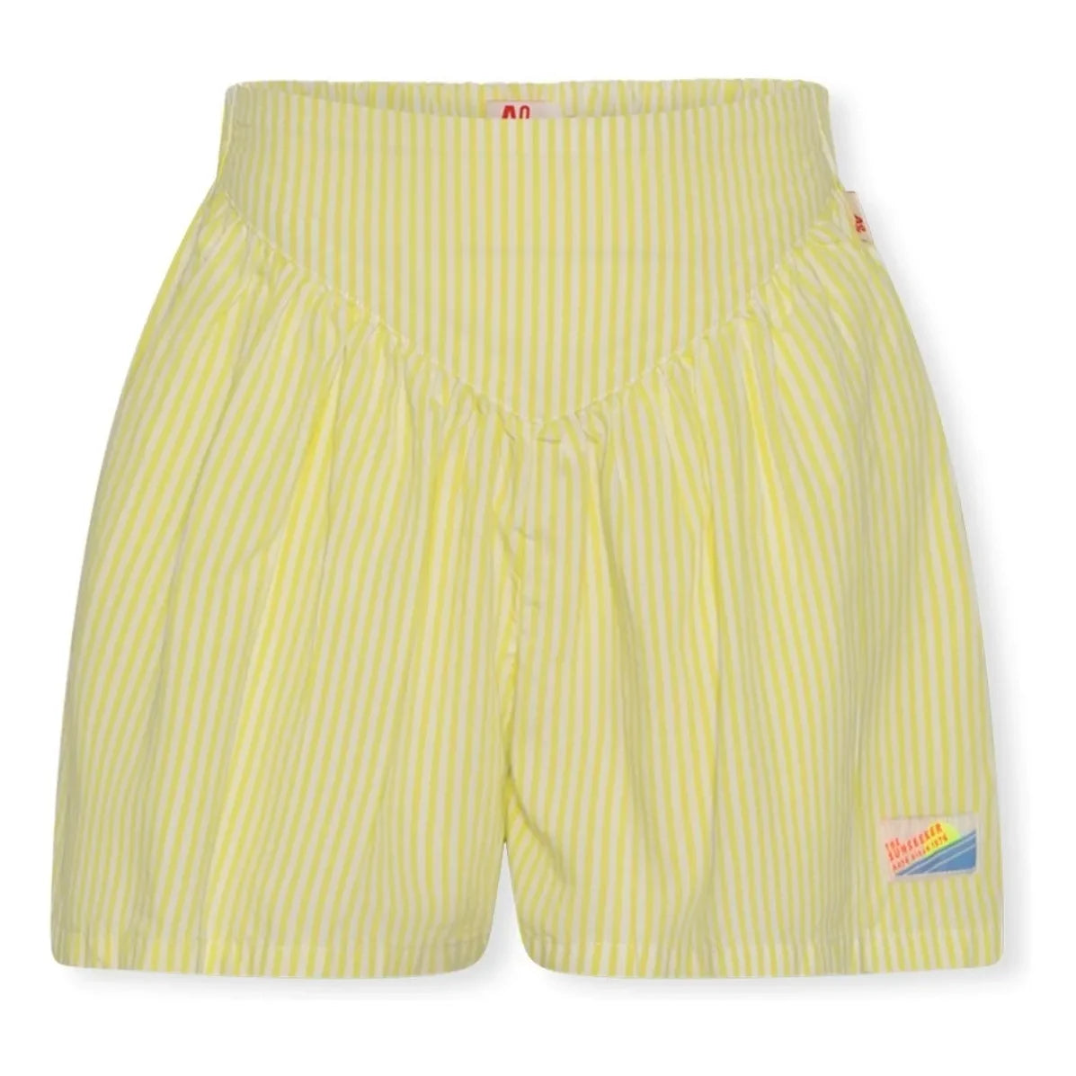 AO76 - Simba Gestreifte Shorts | Gelb