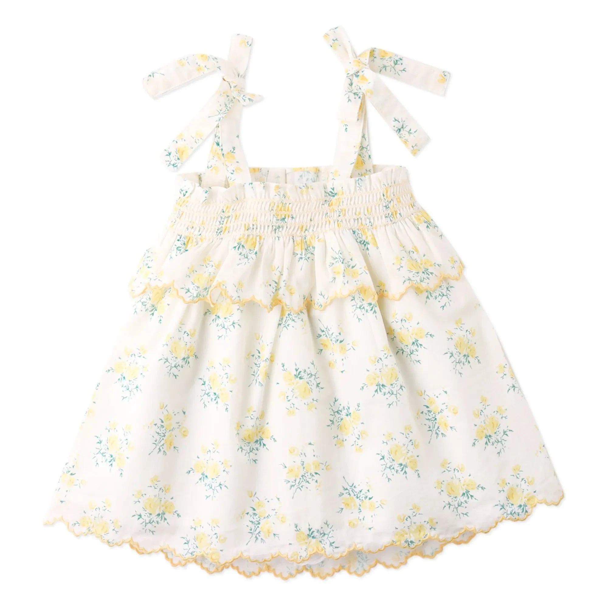 Gingersnaps - Katie Fleurie Baby Dress | White