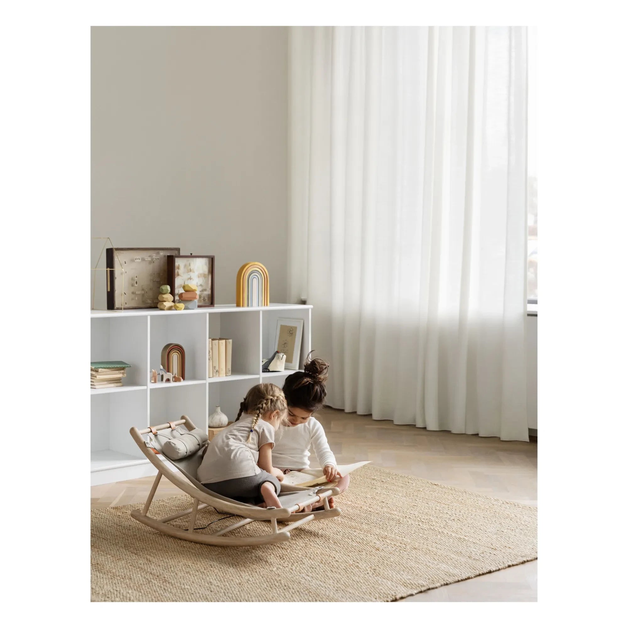 Oliver Furniture - Meşe Bebek Sallanma Koltuğu