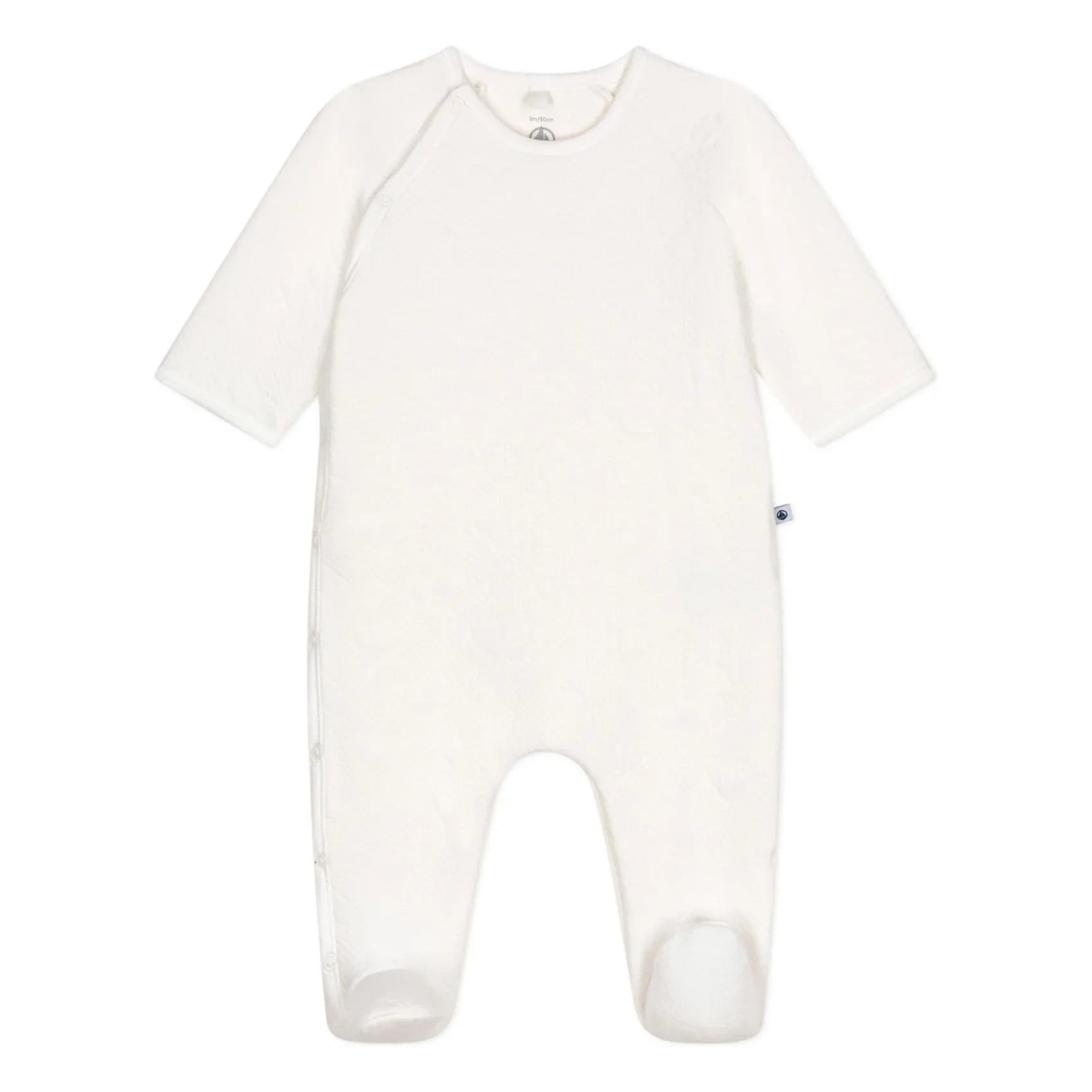 Petit Bateau - Pyjamas Dors Bien Tubique Organik Pamuk | Beyaz