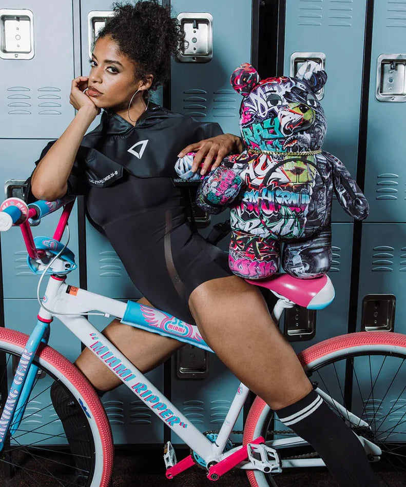 Sprayground - 分裂赛博鲨熊猫泰迪背包