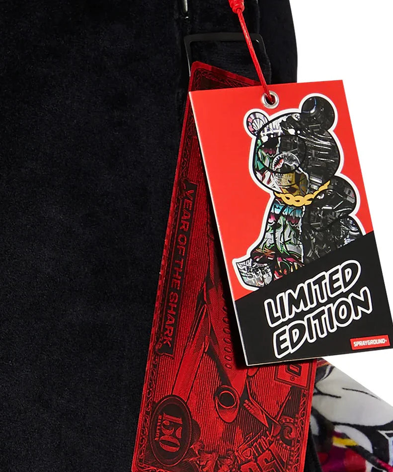 Sprayground - 分裂赛博鲨熊猫泰迪背包