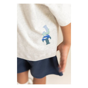 Jenest - Mase JNST T-Shirt aus Bio-Baumwolle | Hellgrau