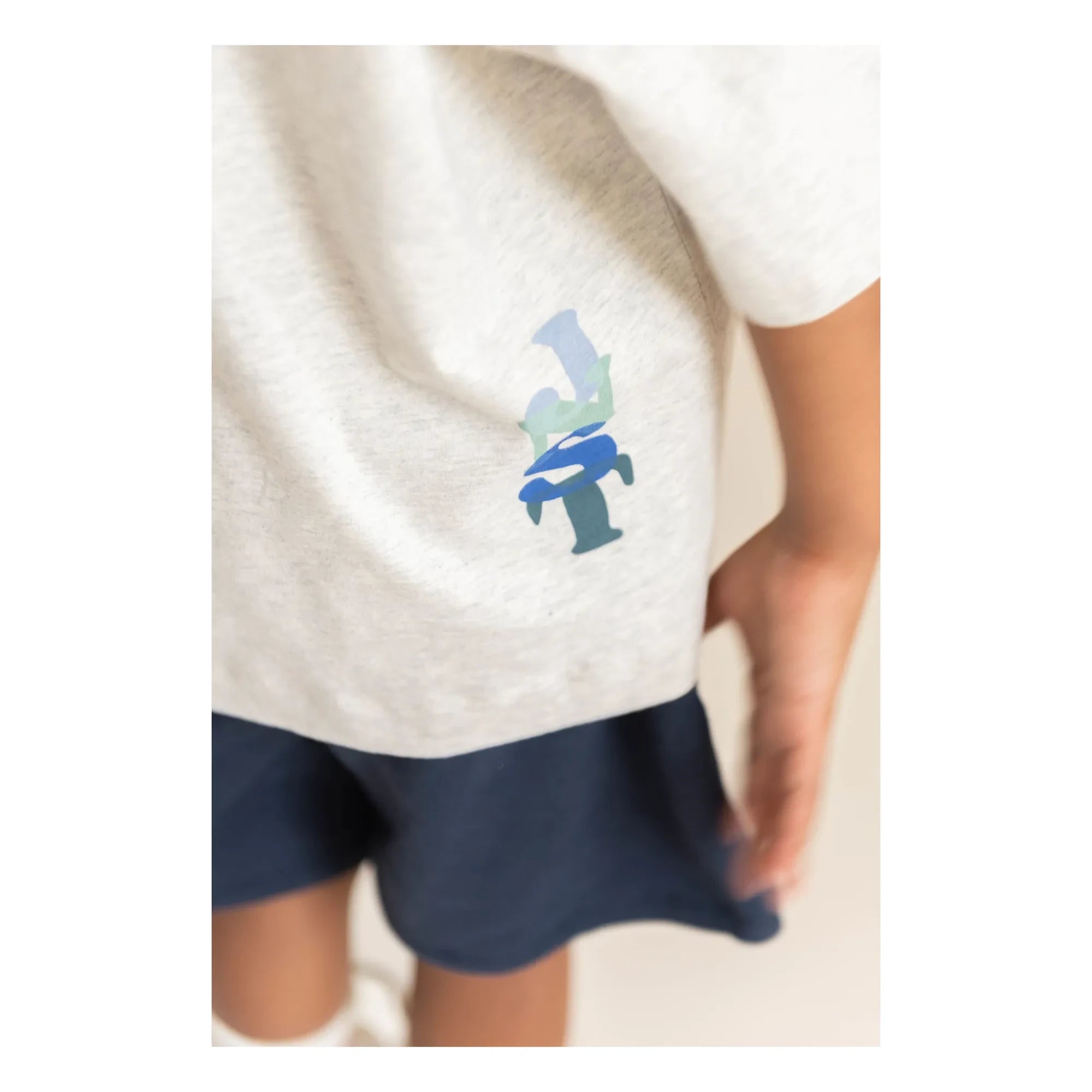 Jenest - Mase JNST T-Shirt aus Bio-Baumwolle | Hellgrau