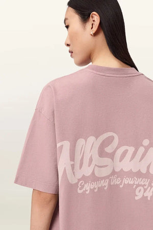 AllSaints Pamuklu Kadın Oversize Tişört ODYSSEY ETTA TEE