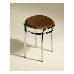Maison Sarah Lavoine - Moon chrome kadife tabure | Havana
