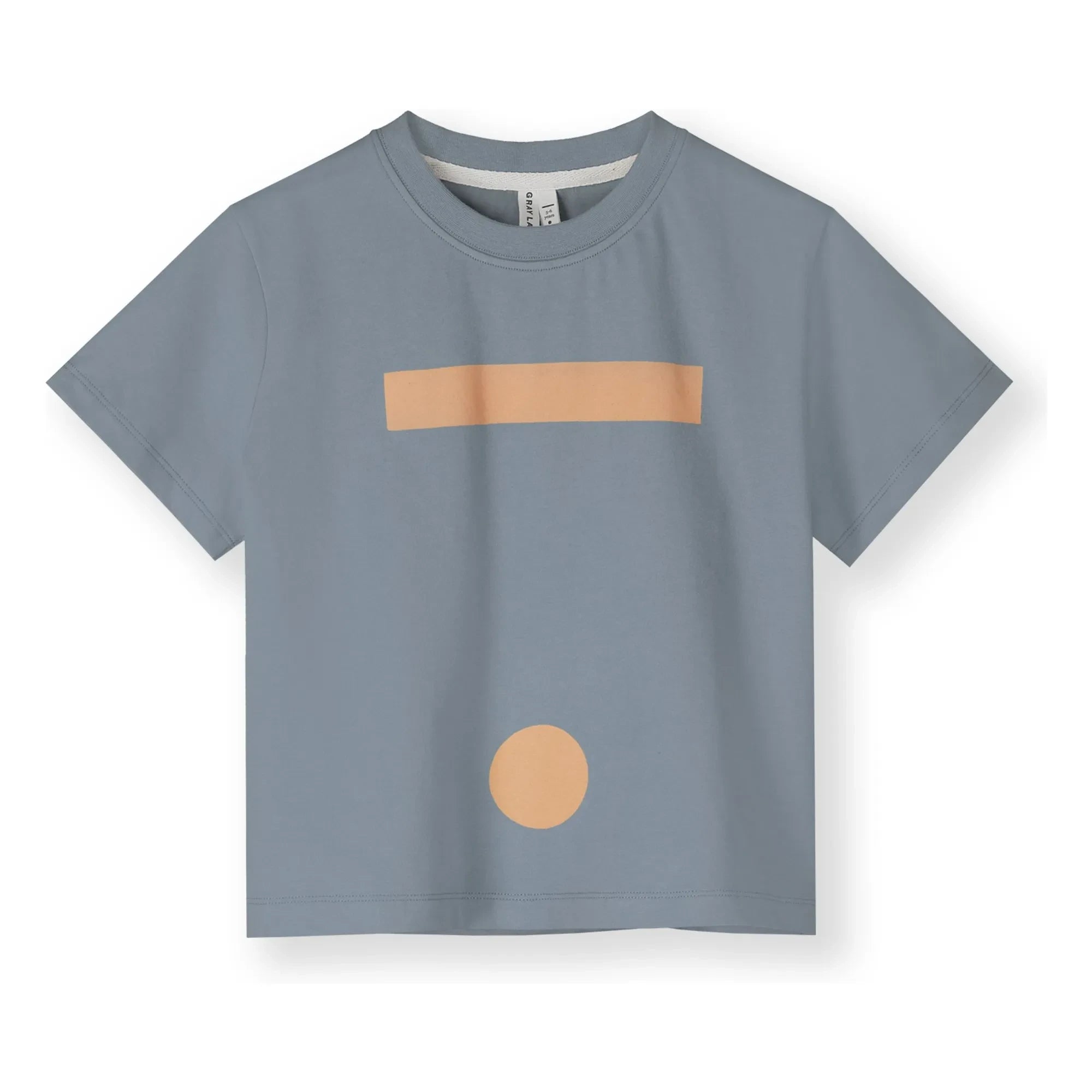 Gray Label – Logo-T-Shirt Bio-Baumwolle | Eisblau