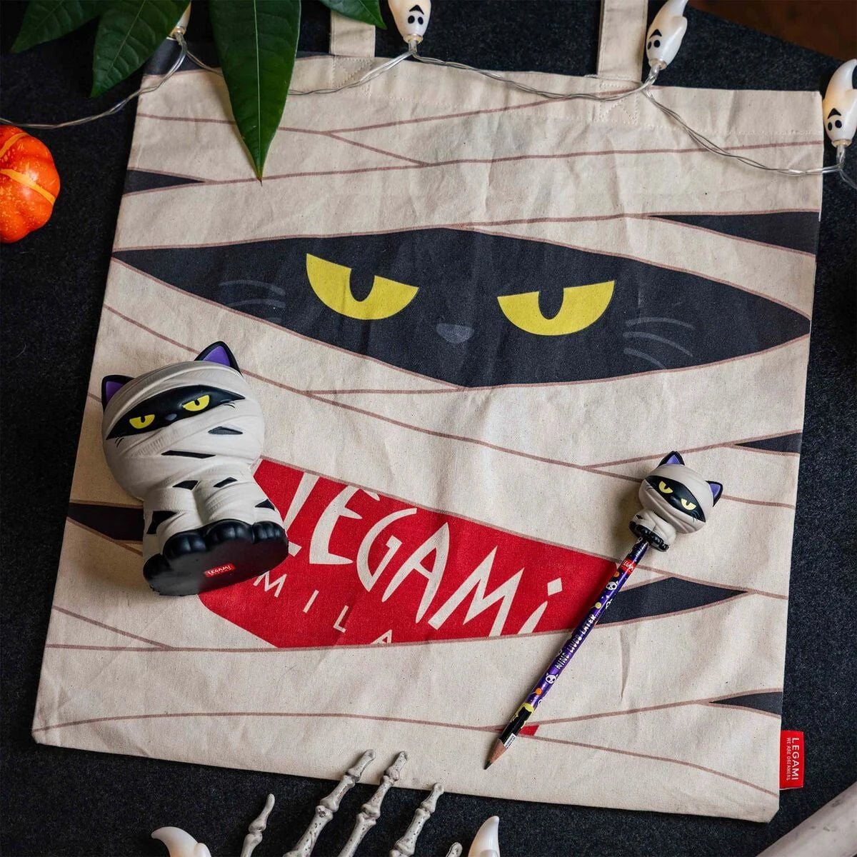 Legami - Cadılar Bayramı Yumuşak Mumyalanmış Kedi Kalem - Dokuz Can Sonra
