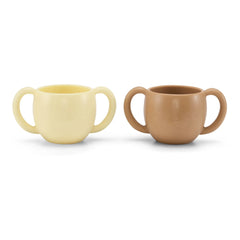Konges Sløjd - 2-Pack Silicone Cups | Beige