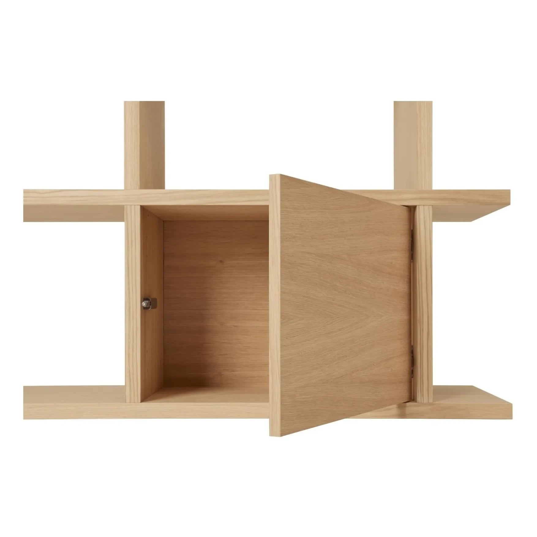 Ferm Living - Kona kitaplık için ahşap modül | Açık meşe