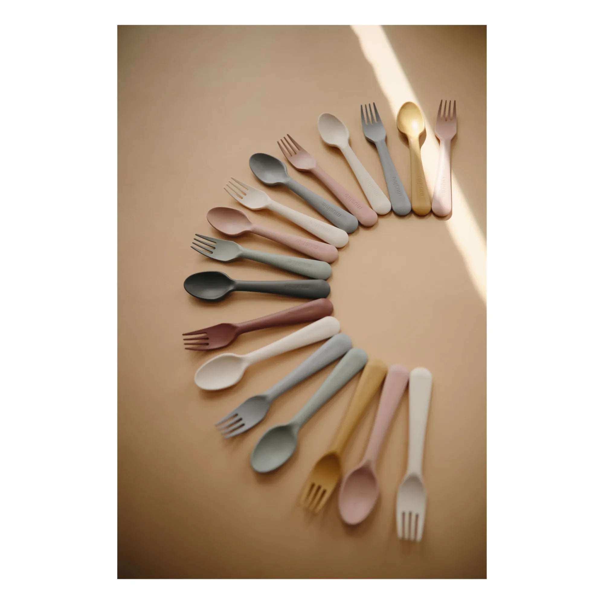 Mushie - Silikon Kaşıklar - 2'li Set | Yeşil