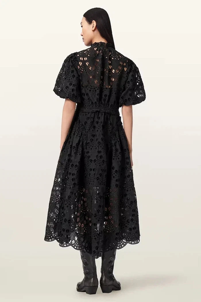 AllSaints ODETTE kloş elbise
