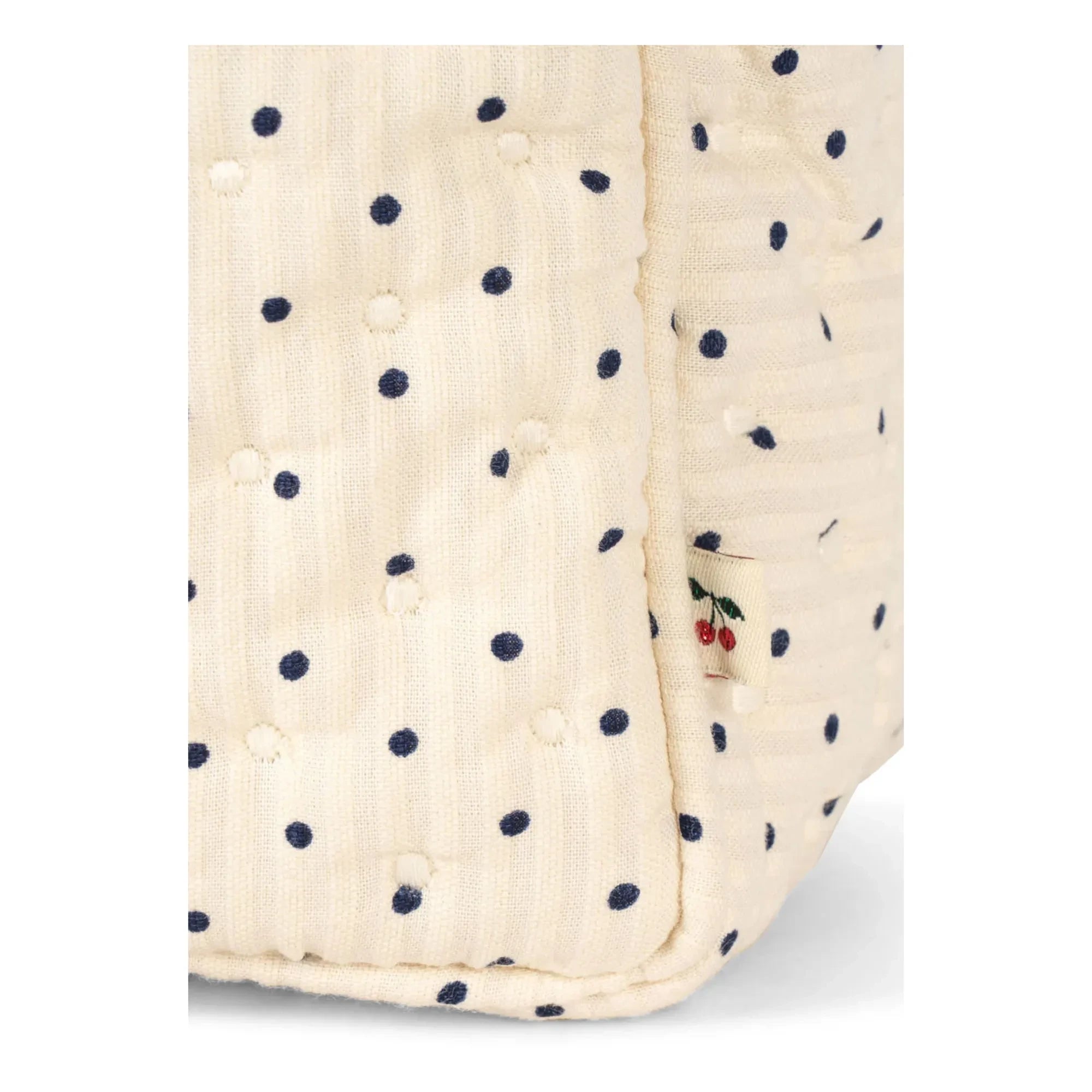 Konges Sløjd - Large Estate Dot Makeup Bag | White