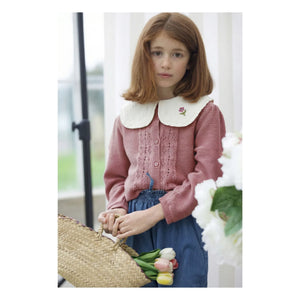 Lililotte - Vincianne Bio-Baumwoll-Cardigan | Rosa