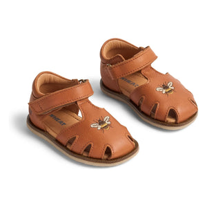 Wheat - Lowe Abeilles Leather Sandals | Brown