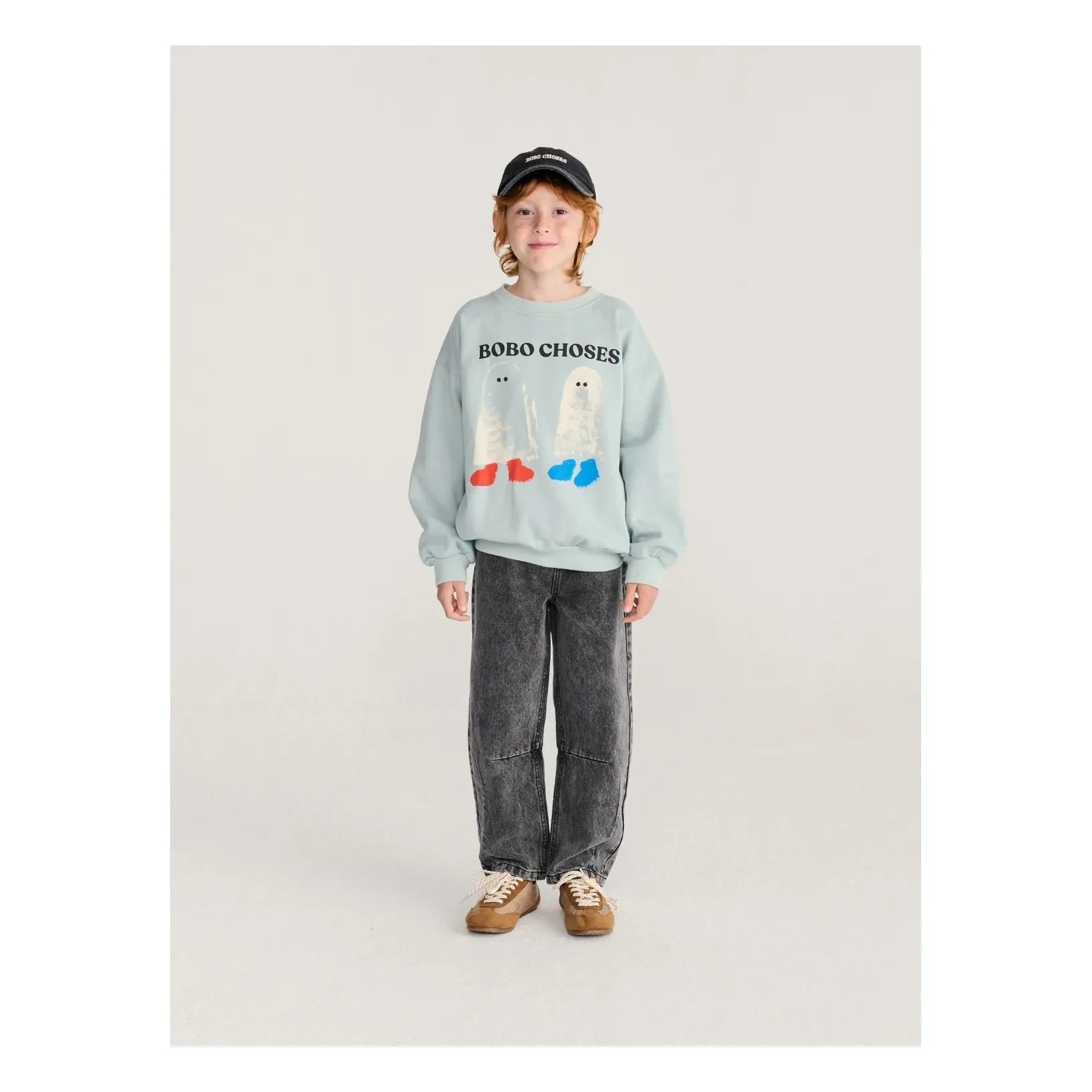 Bobo Choses - Bobo Choses organic cotton ghost sweatshirt | Light Blue