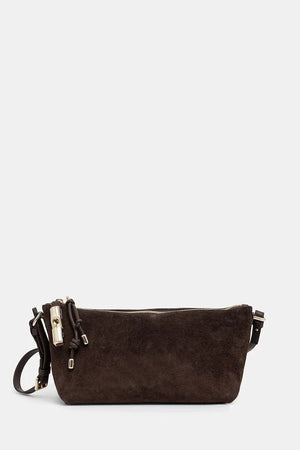 Furla kadın süet crossbody çanta