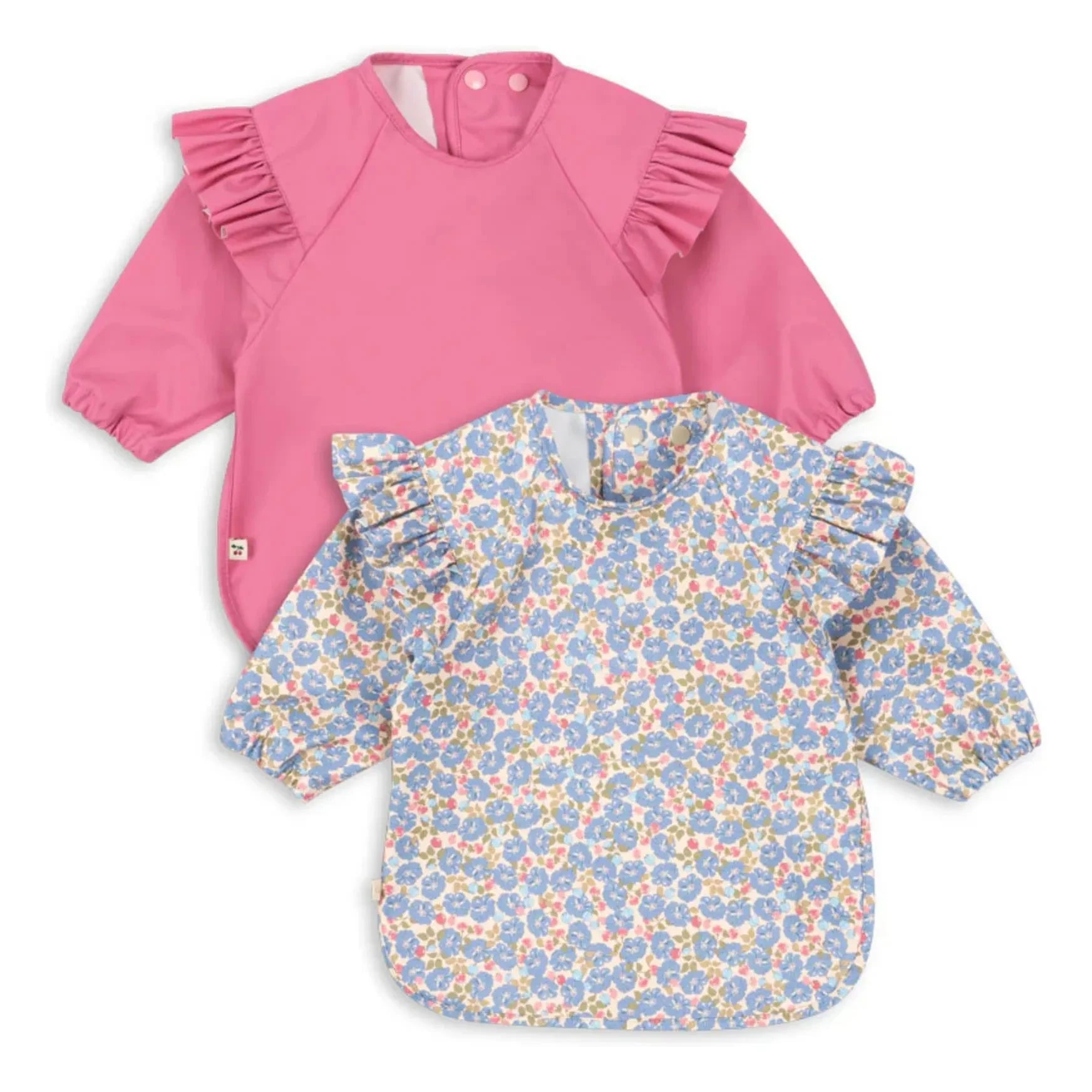 Konges Sløjd - Rosier Kollu Mama Önlüğü - 2'li Set | Pembe
