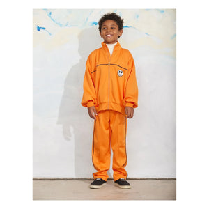 Mini Rodini - Sport Zip Sweatshirt Recycled Fibers | Orange