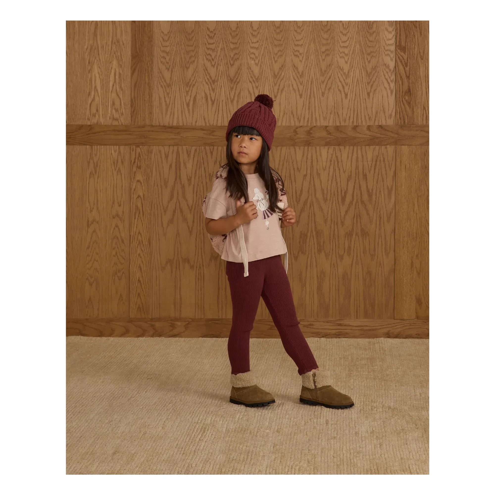 Rylee + Cru - Pointelle Tayt | Burgundy