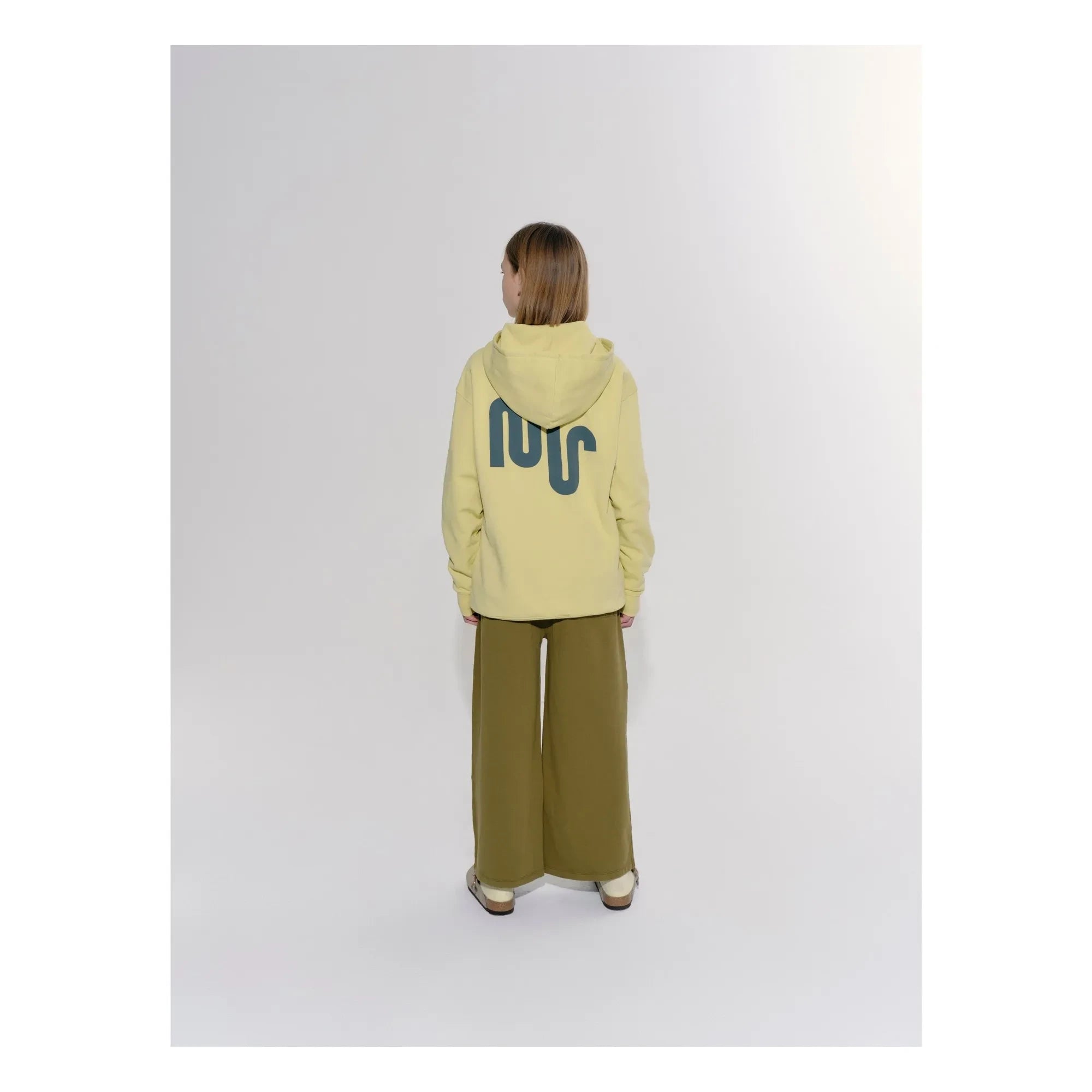 Main Story - Logo Kapüşonlu Sweatshirt | Sarı