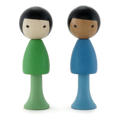 Clicques - Tai & Nico ahşap figürler