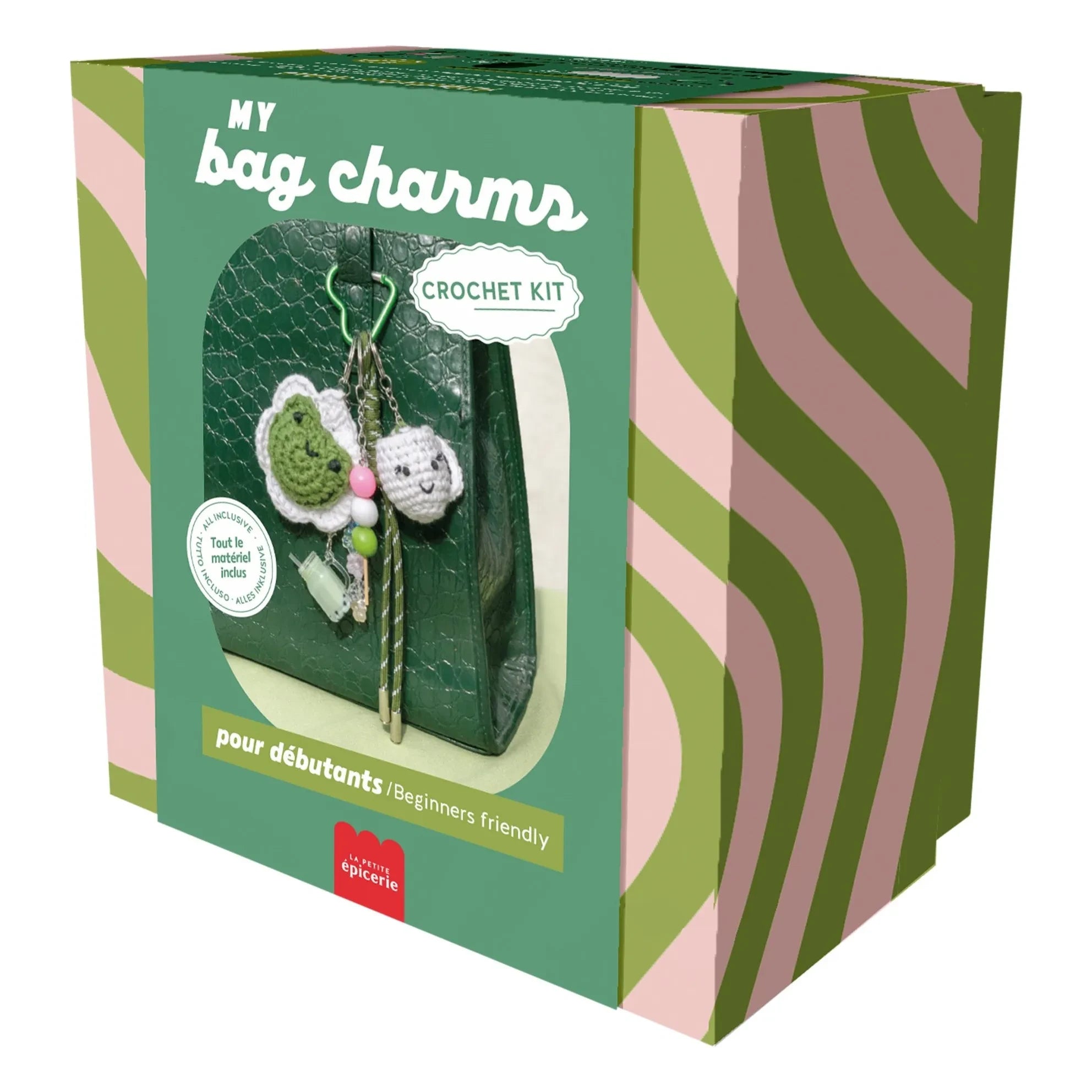 La Petite Épicerie – Häkel-Charm-Set – Matcha Club