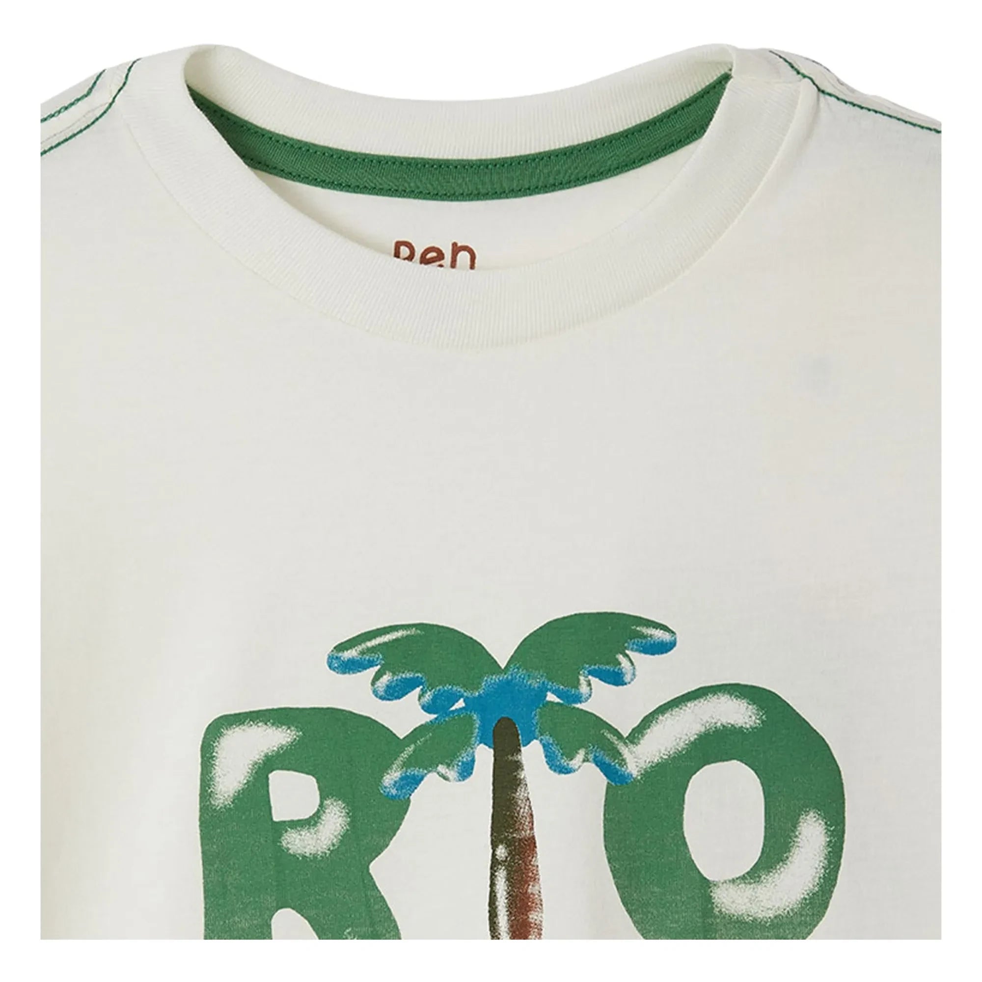 Fabula - Rio Palmen T-Shirt | Weiß