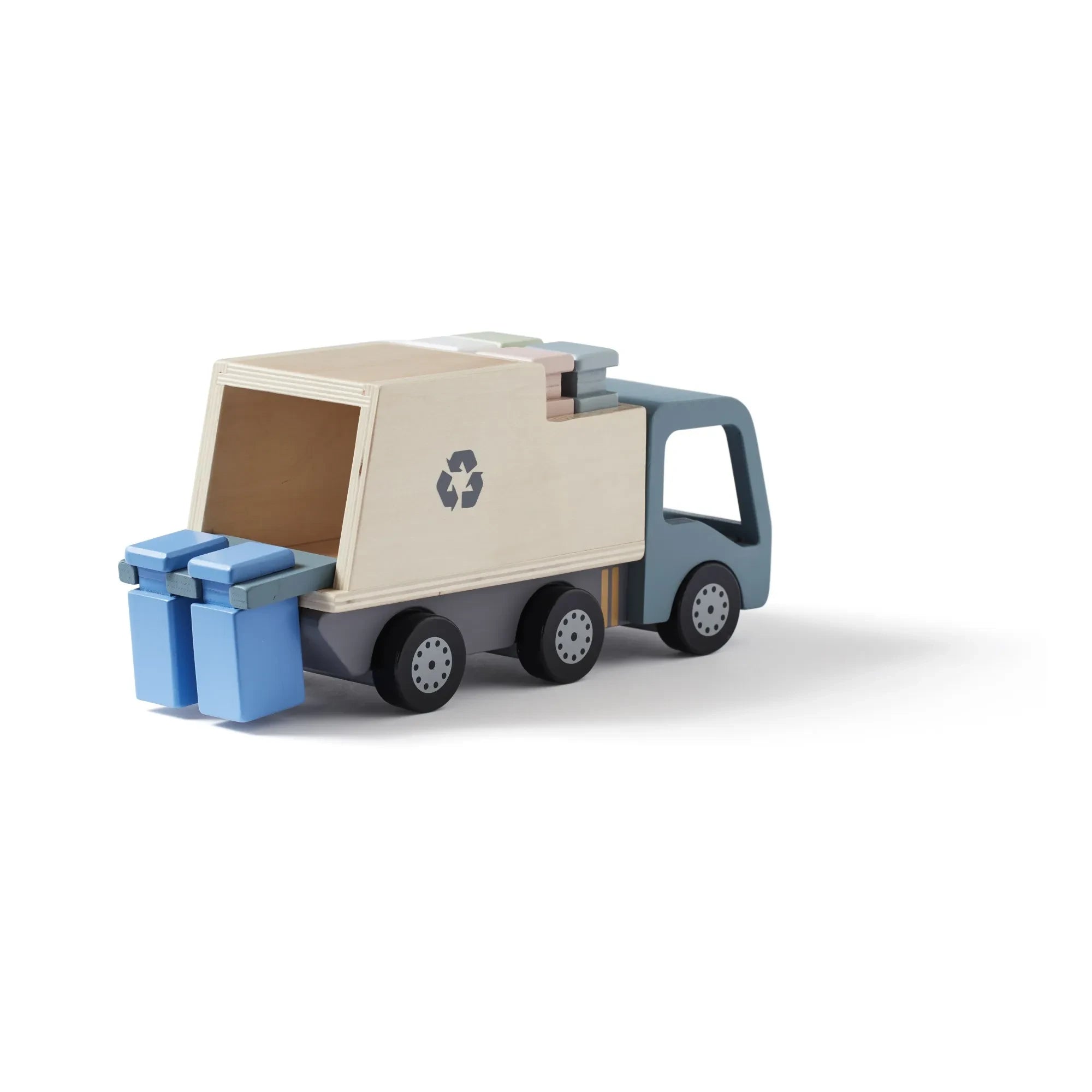 Kid's Concept - Ahşap Çöp Kamyonu Oyuncağı