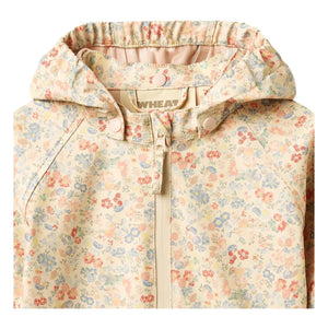 Wheat - Chardy Fleurie Recycled Fiber Waterproof Jacket | Apricot
