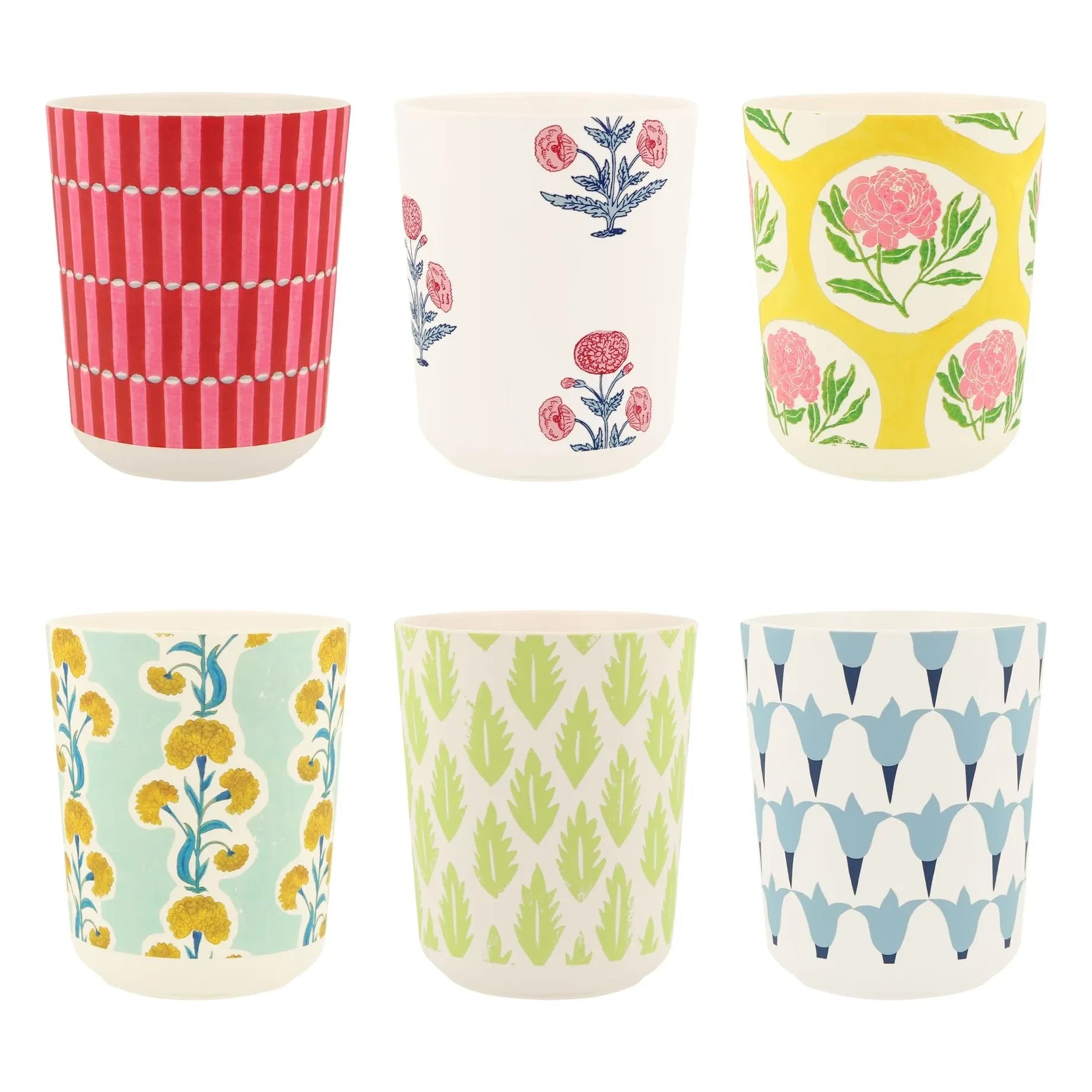 Meri Meri - Reusable Cups - Meri Meri x Molly Mahon - Set of 6