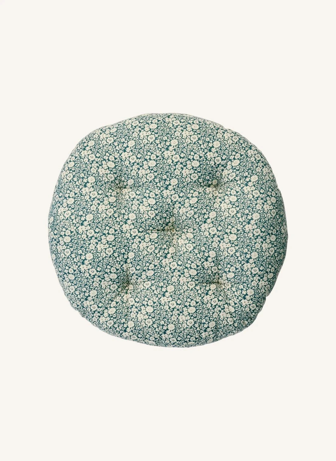 Madam Stoltz - Gemusterter Stuhlkissen | Blau