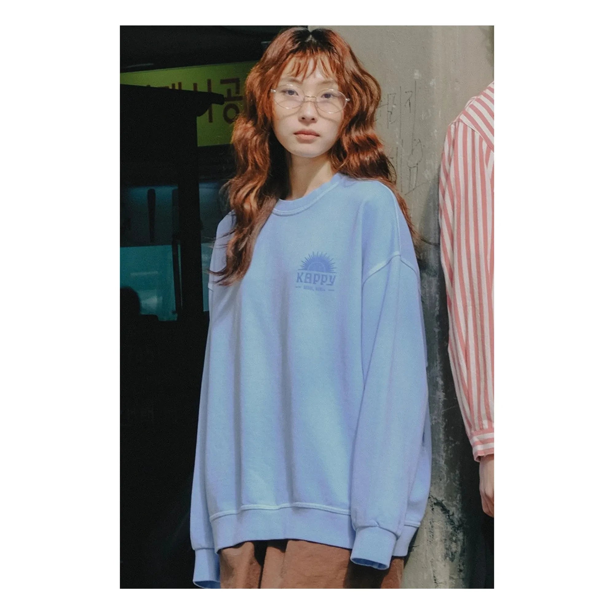 Kappy - Sunny Wing Pigment sweatshirt | Açık Mavi