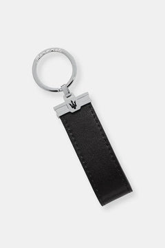 MASERATI Erkek Deri Anahtarlık Taşsız RECYCLED LEATHER