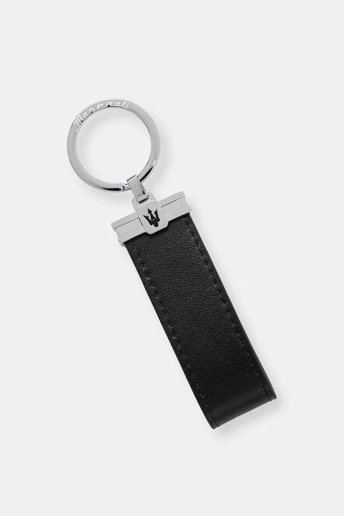 MASERATI Erkek Deri Anahtarlık Taşsız RECYCLED LEATHER